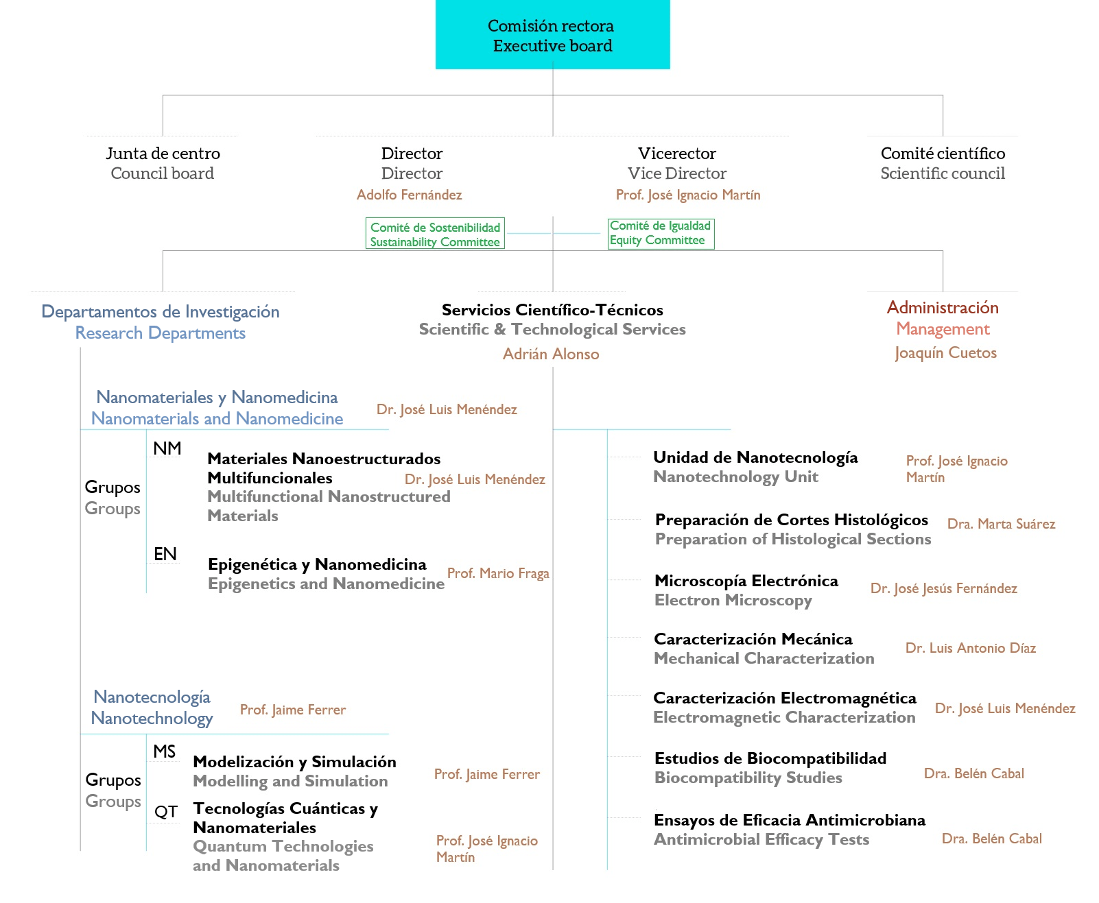 Organigrama CINN updated